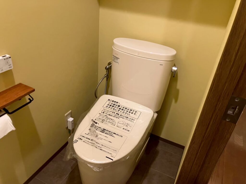 トイレ交換工事の完了後